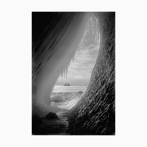 Herbert Ponting, Ice Cave & Terra Nova, 1911 / 2022, Photograph