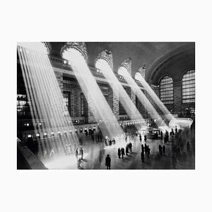 Hal Morey, Sun Beams Into Grand Central Station, 1930 / 2022, Photograph