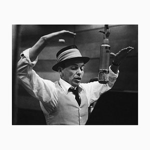 Murray Garrett, Frank Sinatra Recording Session, 1952 / 2022, Photograph