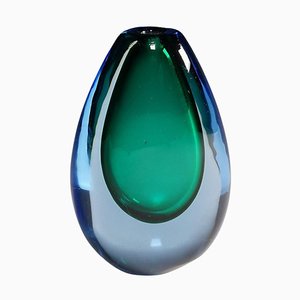 Vintage Vase in Murano Summerso Glass by Lugiano Gaspari for Salviati & Co, 1960s