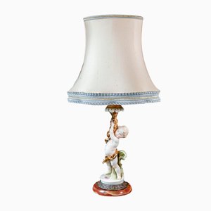 Lampe de Bureau en Porcelaine par Giuseppe Cappe