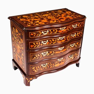 19th Century Dutch Marquetry Chest of Drawers