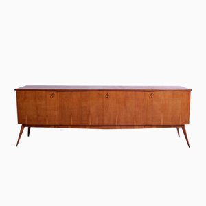 Vintage Braunes Holz Sideboard, 1960er