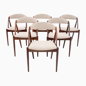 Danish Chairs by Kai Kristiansen, 1960s, Set of 6