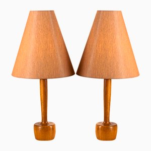 Lampes de Bureau par Rupert Nikoll, Vienna, 1950s, Set de 2