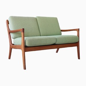 Mid-Century Danish Teak 2-Seater Sofa by Juul Kristensen, 1960s / 70s