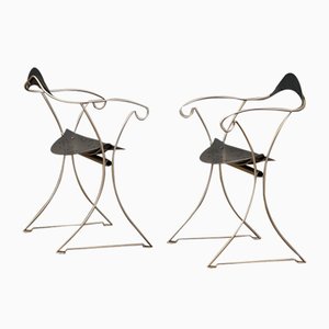 Clessidra Stühle von Ricardo Dalissi für Zanotta, 2er Set