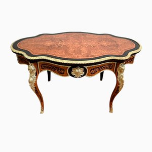Mid Napoleon III Violonée Tisch aus edlem Holz, 19. Jh