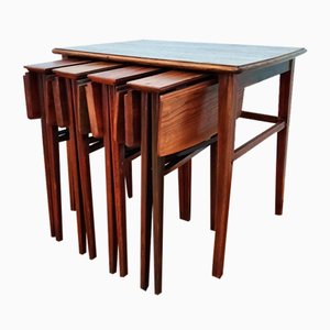 Tables d'Appoint, Tchécoslovaquie, 1960s, Set de 5