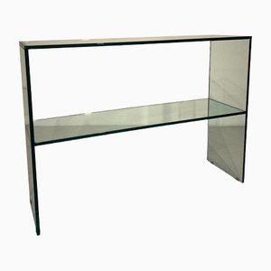 Glass Console Table, 1970s