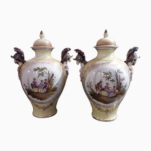 Louis Philippe Vases, Germany, 1870s, Set of 2