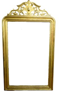 19th Century Napoleon III Golden Mirror