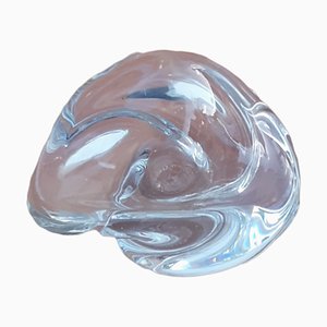 Cuenco Boomerang vintage de cristal de Saint Louis, France