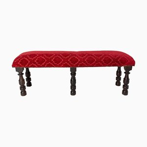 French Banquette Chestnut Bench, 1900s