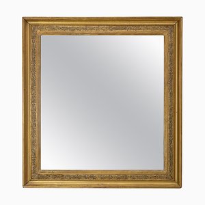 Specchio con cornice dorata, Francia, XX secolo