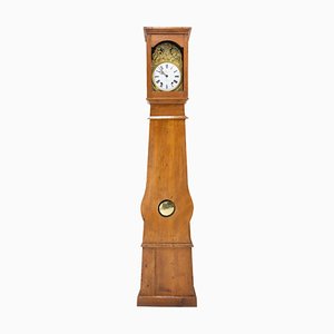 Horloge Grand-Père Empire avec Scène Romantique, France, 1800s