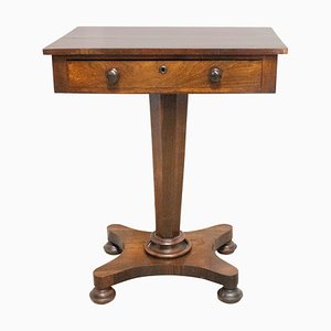 Victorian English Sellette Side Table, 1800s