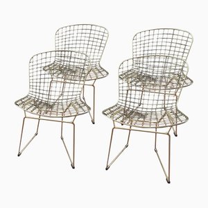 DLG Style Wire Chairs, Set of 4