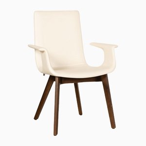 D27 Leather Chair in Cream from Hülsta