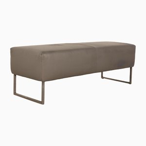 Grey Leather Bench from Koinor