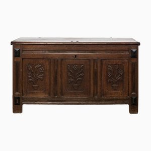 Cassettiera in legno di quercia