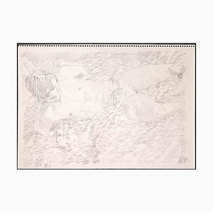Anthony Roaland, Boy at the Beach, Original Drawing, 1981
