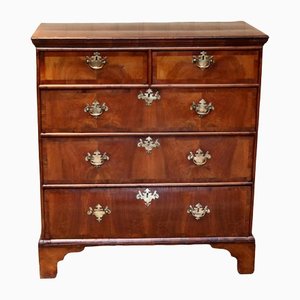 Mid 18th Century Walnut & Pine Chest of Drawers