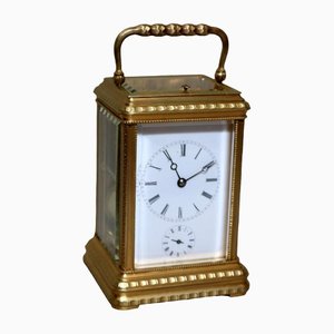 Gorge Case Striking Carriage Clock with Bell & Alarm