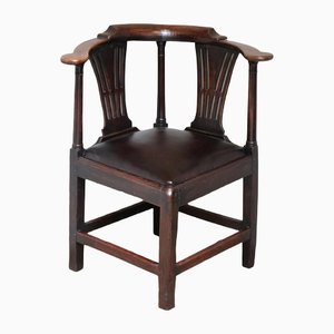 George III Country Elm Corner Chair