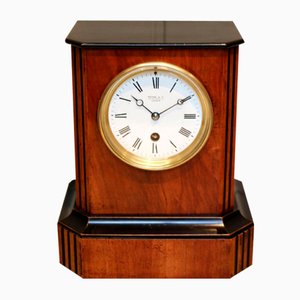 Walnut Timepiece Mantel Clock