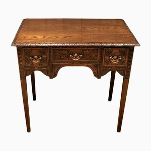 Early 19th Century Carved Oak Lowboy