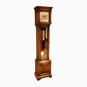 Small Oak Chiming Longcase Clock