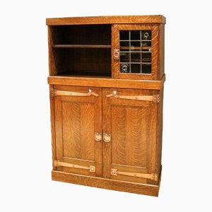 Arts and Crafts Oak Cabinet or Bookcase