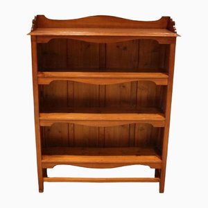 Pitch Pine Open Bookcase