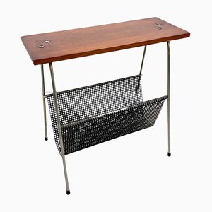 Teak and Metal Reading Table