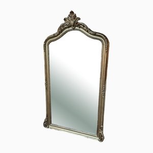 Specchio grande vintage in legno dorato