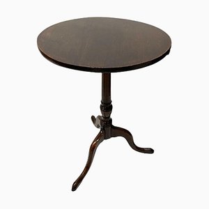 Antique Tripod Table in Oak with Tilt-Top