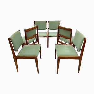 Mid-Century Dining Room Chairs in Teak, Set of 6