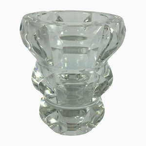 Cut Crystal Vase from Daum, France