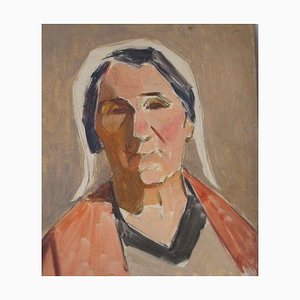 Guillot De Raffaillac, Retrato de mujer, 1930, óleo sobre lienzo
