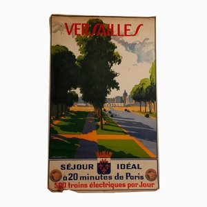 Art Deco Versailles Poster von Rene Aubert Sejour