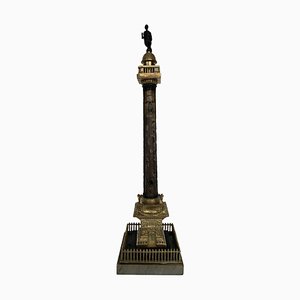 Bronze Obelisk Thermometer