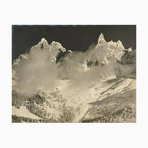R. Gay Couttet, Glacier Mountain, 20th-Century, Silver Gelatin Print