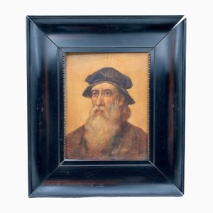 Trigo, Portrait of Man with Beard, 1900s, Oil on Panel, Framed
