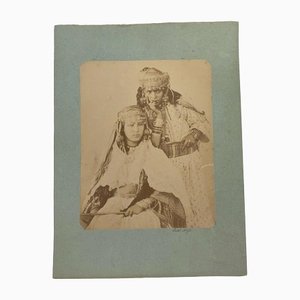 Berbères Ouled Nail Girls, 19ème Siècle, Photographie sur Papier Albumen