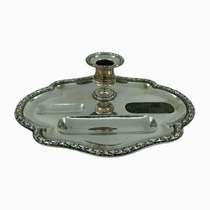 Louis XVI Style Silver Candleholder from Risler et Carré Paris