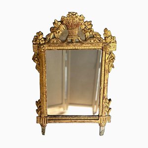 Specchio con Dore Fleurettes e foglia di Rechampi, XVIII secolo