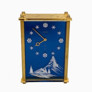 Snow Landscape Alarm Clock, 1960s