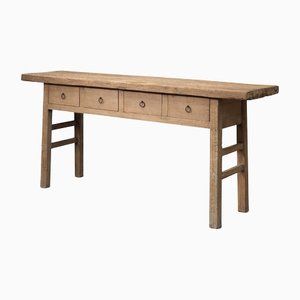 Elm Console with 4 Drawers