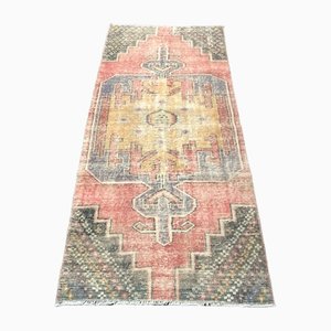 Red Faded Oushak Rug